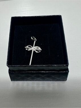 925 Silver Cross with Infinity Design